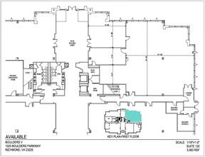 7501 Boulder View Dr, North Chesterfield, VA à louer Plan d’étage– Image 1 sur 1