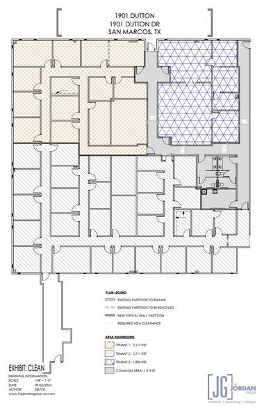 1901 Dutton Dr, San Marcos, TX à louer - Plan d’étage – Image 2 sur 2