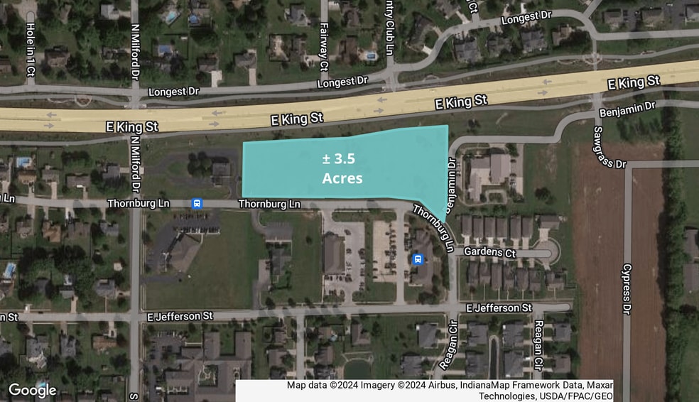 1760 Thornburg Ln, Franklin, IN à vendre - Aérien – Image 2 sur 2