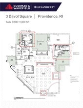 3 Davol Sq, Providence, RI à louer Plan de site– Image 1 sur 2