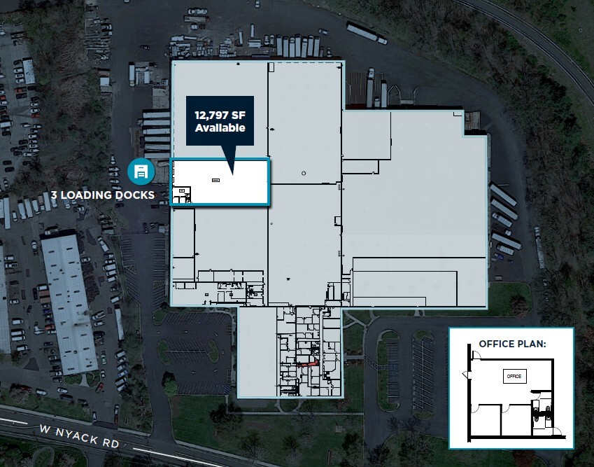 240-260 W Nyack Rd, West Nyack, NY à louer Plan d’étage– Image 1 sur 1