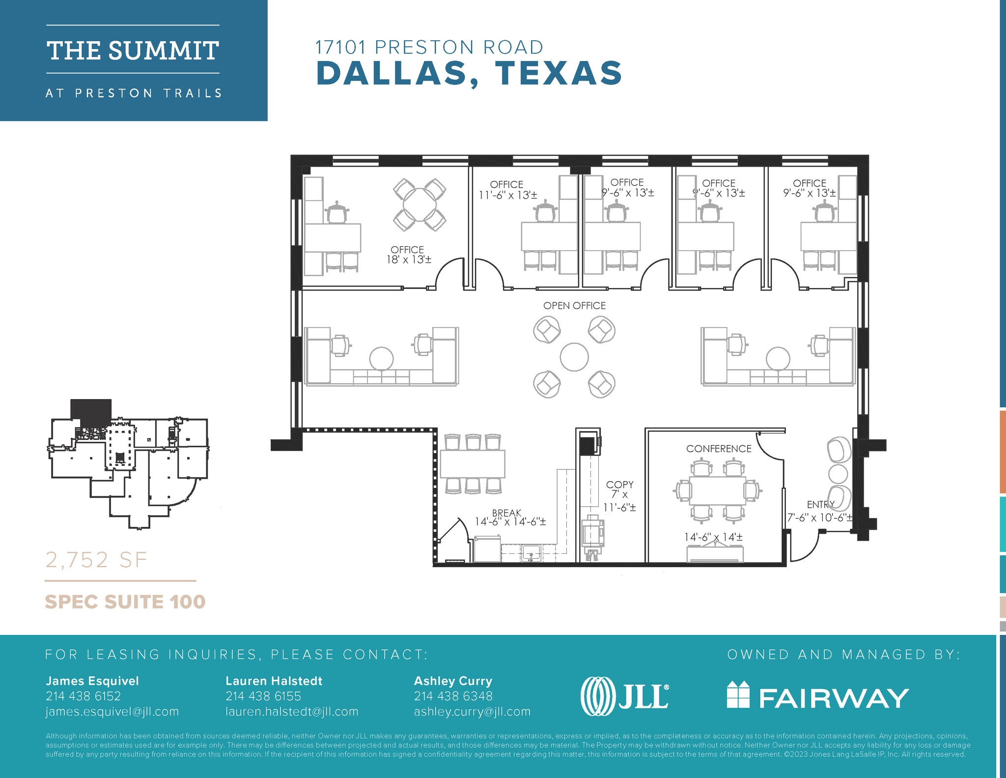 17101 Preston Rd, Dallas, TX à louer Plan d’étage– Image 1 sur 1