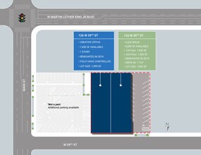 132 W 39th St, Los Angeles, CA à louer Plan de site– Image 1 sur 1