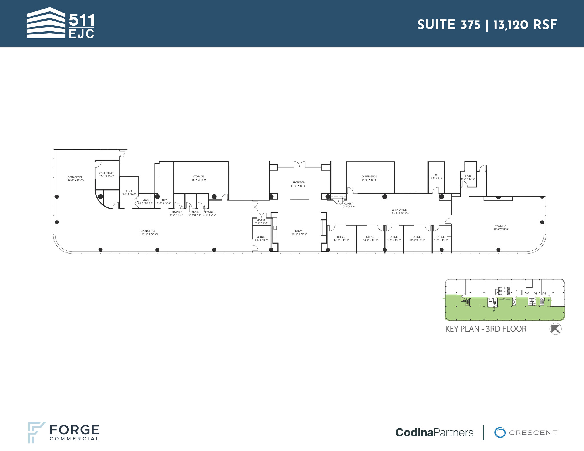 511 E John Carpenter Fwy, Irving, TX à louer Plan d’étage– Image 1 sur 6