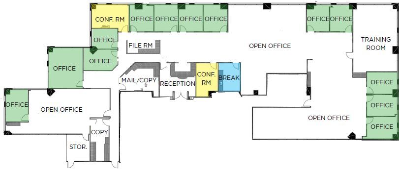 7676 Hazard Center Dr, San Diego, CA à louer Plan d’étage– Image 1 sur 1