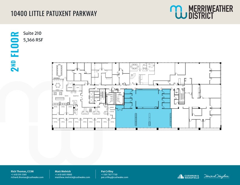 10480 Little Patuxent Pky, Columbia, MD à louer Plan d’étage– Image 1 sur 1