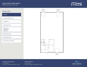 1349 S Park Dr, Kernersville, NC à louer Plan d’étage– Image 1 sur 1