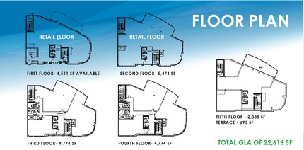 301 S Main St, Naperville, IL à louer Plan d’étage– Image 1 sur 1
