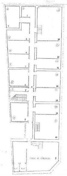 Local commercial dans Paris à louer - Plan d’étage – Image 3 sur 3