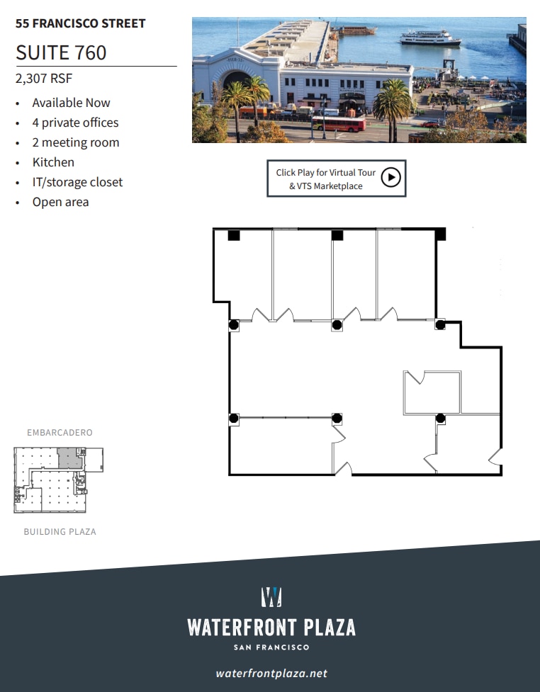 1700 Montgomery St, San Francisco, CA à louer Plan d’étage– Image 1 sur 1