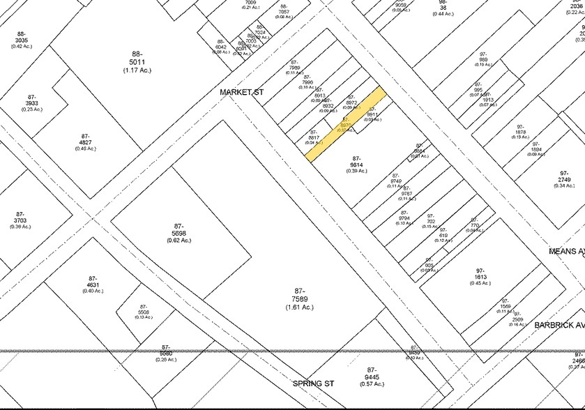16 S Union St, Concord, NC à vendre - Plan cadastral – Image 3 sur 9