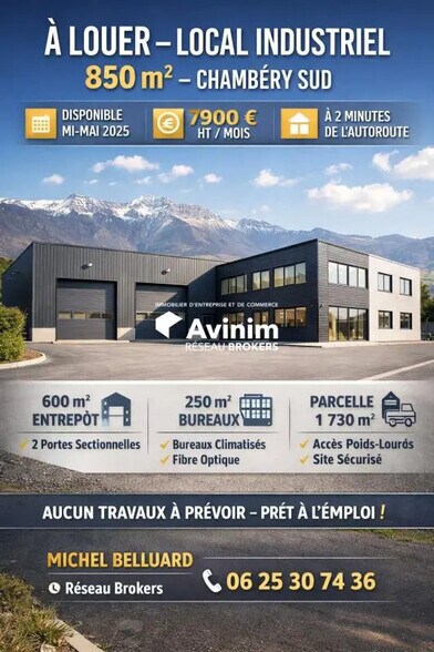 Industriel/Logistique dans Challes-les-Eaux à louer - Photo de l’immeuble – Image 1 sur 1