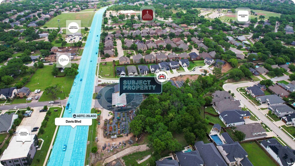 7700 Davis Blvd, North Richland Hills, TX à vendre - Aérien – Image 2 sur 2