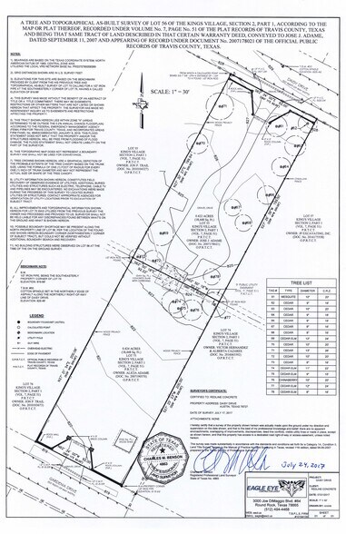2704 Gardenia Dr, Austin, TX à louer - Plan de site – Image 2 sur 6