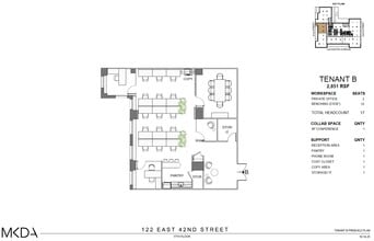 122 E 42nd St, New York, NY à louer Plan d’étage– Image 1 sur 3