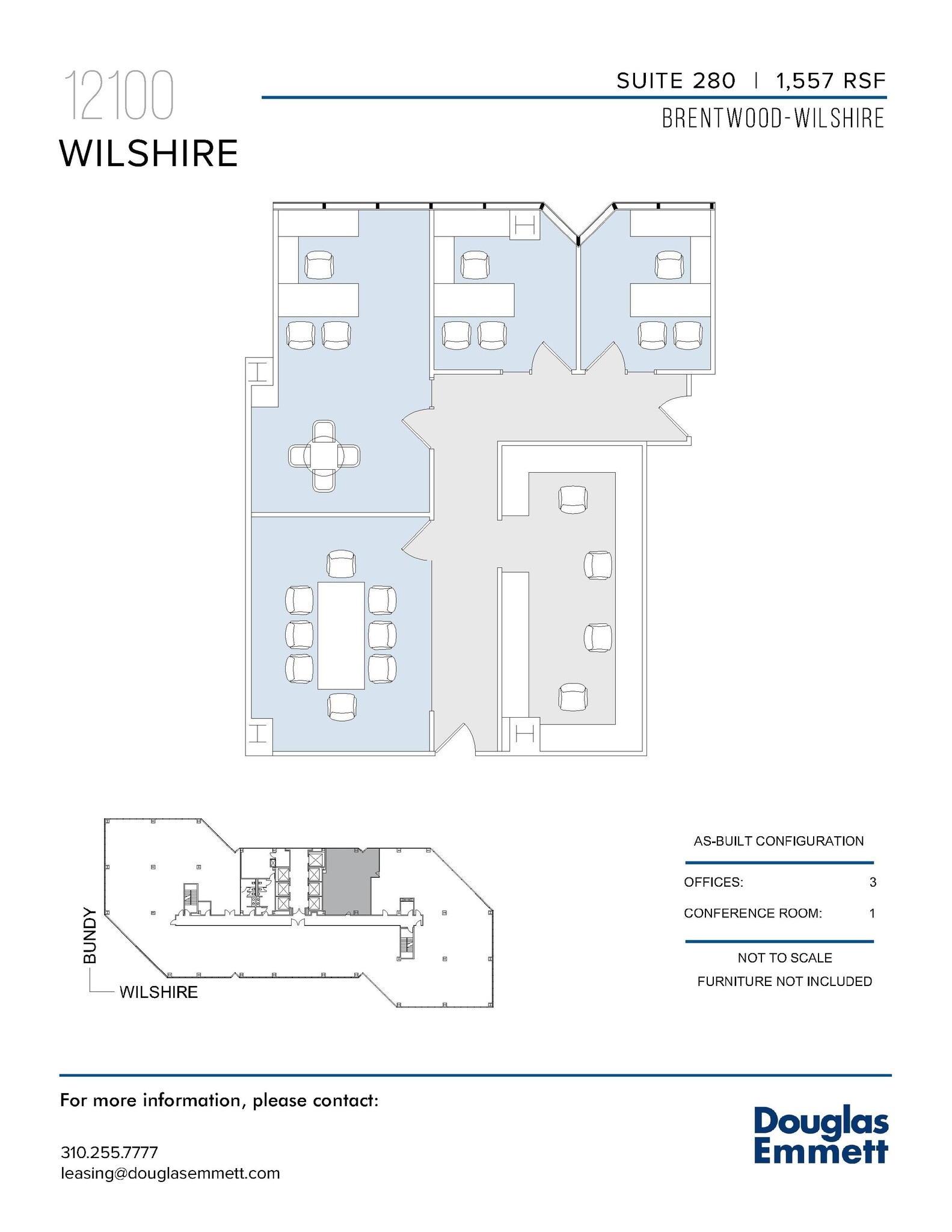 12100 Wilshire Blvd, Los Angeles, CA à louer Plan d’étage– Image 1 sur 1