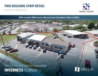 Plus de détails pour 1213-1221 US 41 & 1106 - 1110 Sterling Rd, Inverness, FL - Local commercial à vendre