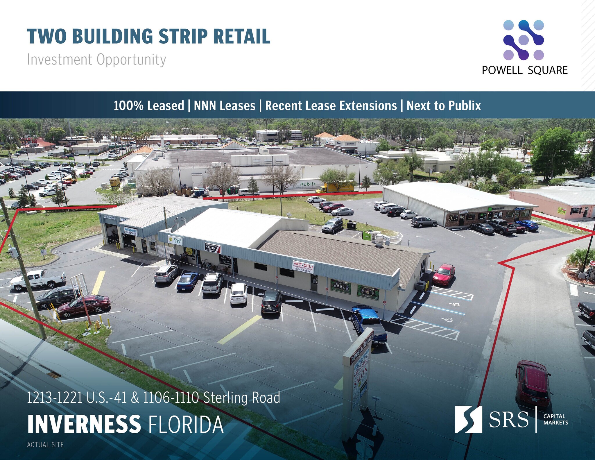 1213-1221 US 41 & 1106 - 1110 Sterling Rd, Inverness, FL à vendre Photo principale– Image 1 sur 10