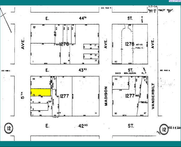 509 Fifth Ave, New York, NY à louer - Plan cadastral – Image 3 sur 3