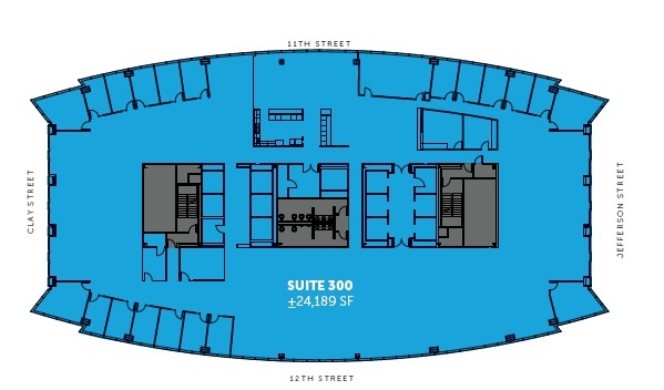 555 12th St, Oakland, CA à louer Plan d’étage– Image 1 sur 1