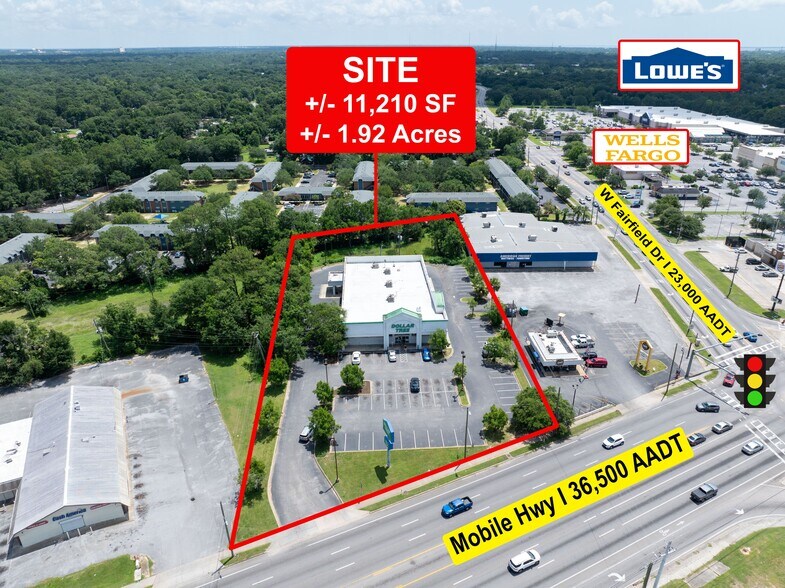 4510 Mobile Hwy, Pensacola, FL à vendre - Aérien – Image 2 sur 12