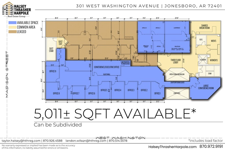 301 W Washington Ave, Jonesboro, AR à louer - Photo de l’immeuble – Image 3 sur 8