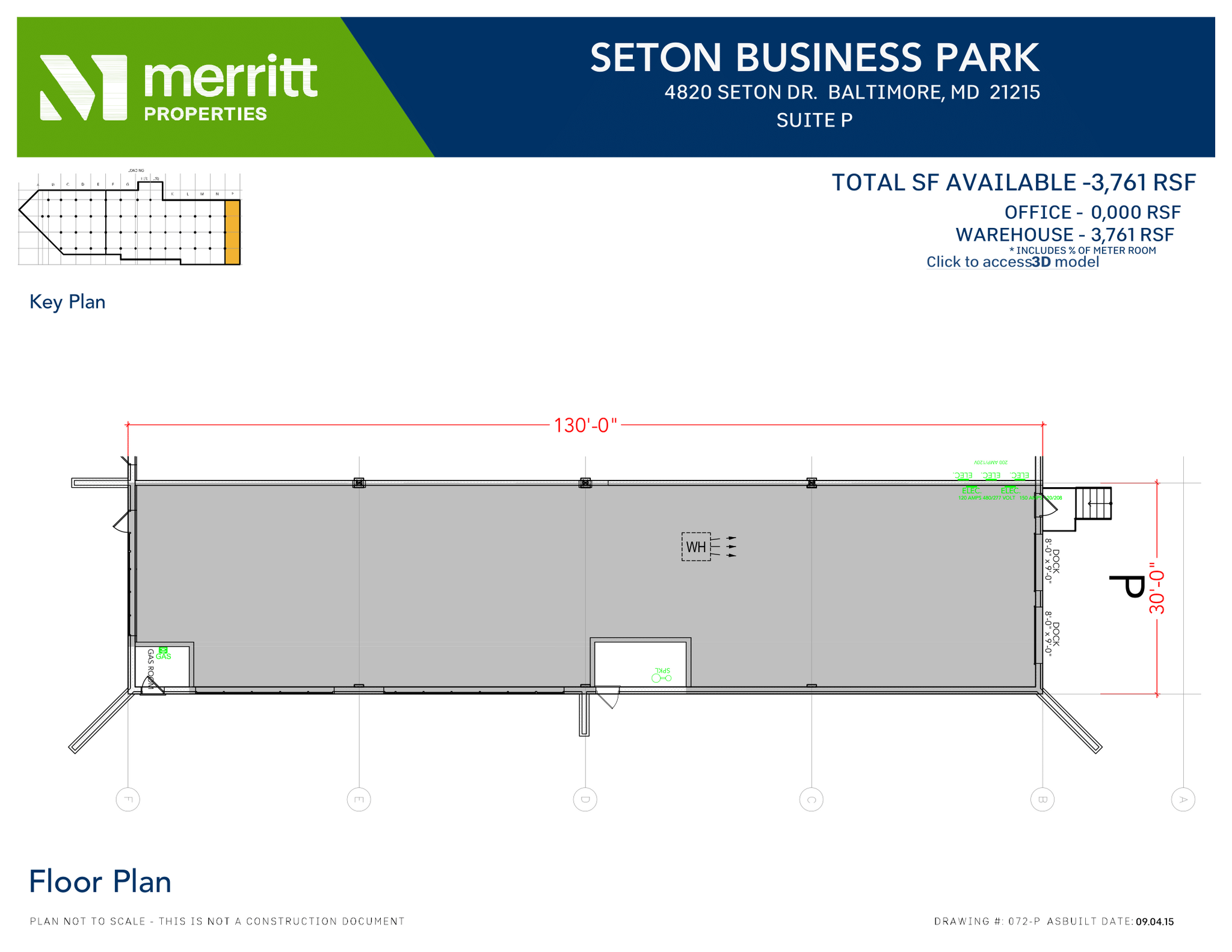 4820 Seton Dr, Baltimore, MD à louer Plan d’étage– Image 1 sur 1