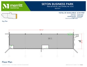 4820 Seton Dr, Baltimore, MD à louer Plan d’étage– Image 1 sur 1