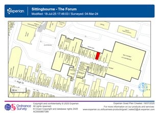 High St, Sittingbourne à louer Plan de site– Image 1 sur 2