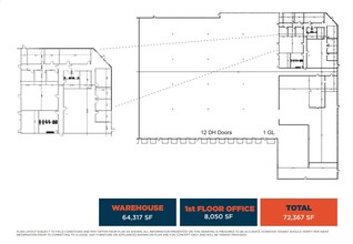10509 Business Dr, Fontana, CA à louer Plan d’étage– Image 1 sur 1