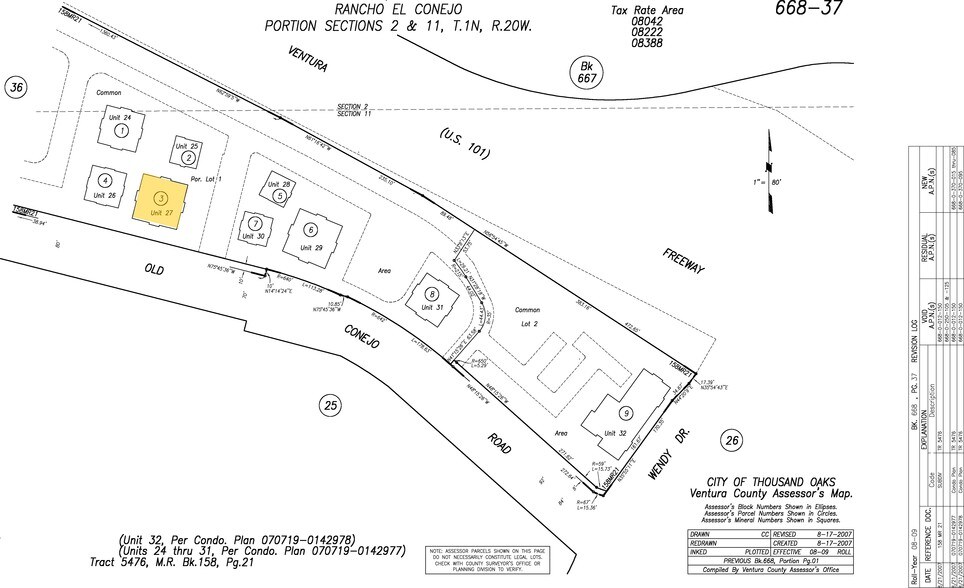 3155 Old Conejo Rd, Thousand Oaks, CA à vendre - Plan cadastral – Image 2 sur 21