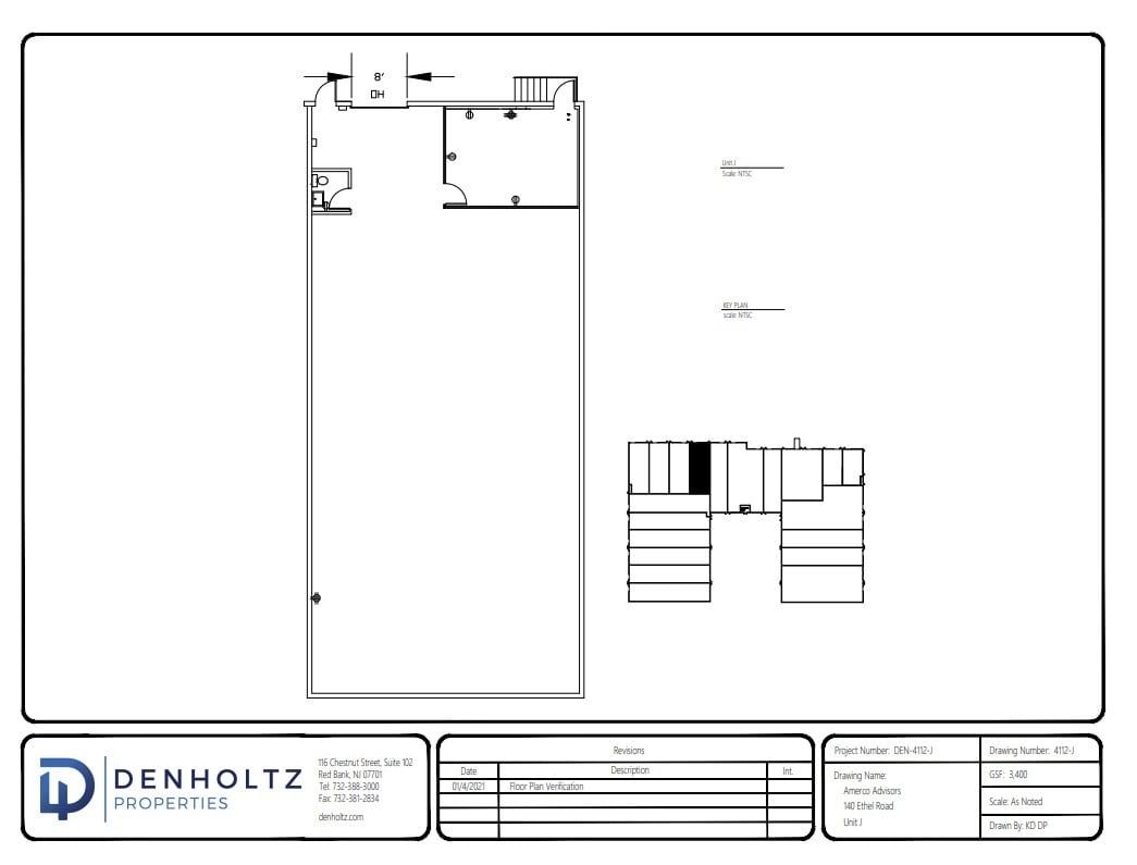140 Ethel Rd W, Piscataway, NJ à louer Plan d’étage– Image 1 sur 1