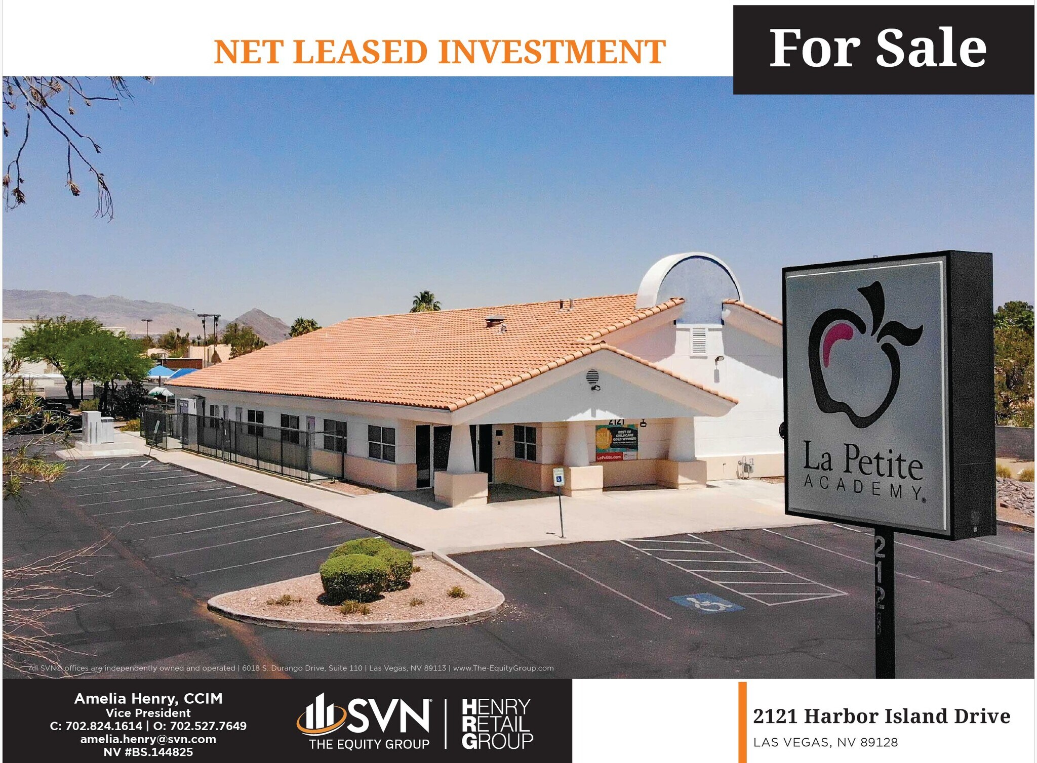 2121 Harbor Island Dr, Las Vegas, NV à vendre Photo de l’immeuble– Image 1 sur 8