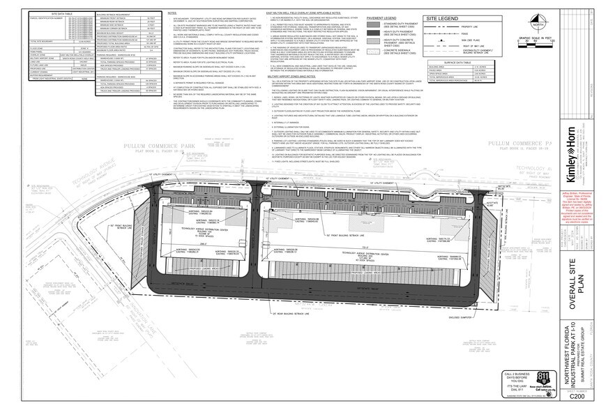 Technology ave, Milton, FL à louer - Plan de site – Image 3 sur 8