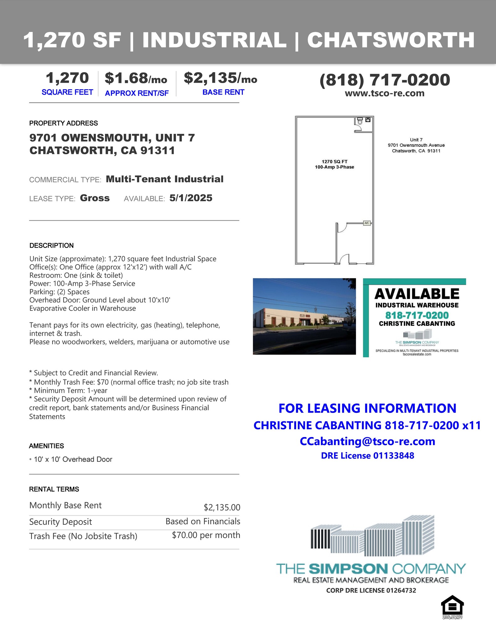 9705 Owensmouth Ave, Chatsworth, CA à louer Photo de l’immeuble– Image 1 sur 1