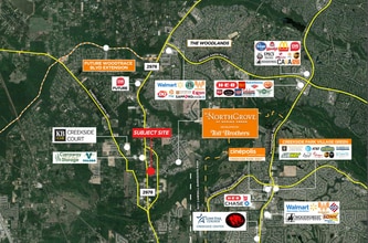 26843 FM 2978 Rd, Magnolia, TX - VUE AÉRIENNE  vue de carte - Image1