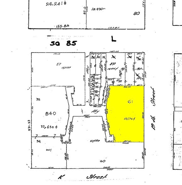 1020 19th St NW, Washington, DC à louer - Plan cadastral – Image 2 sur 6