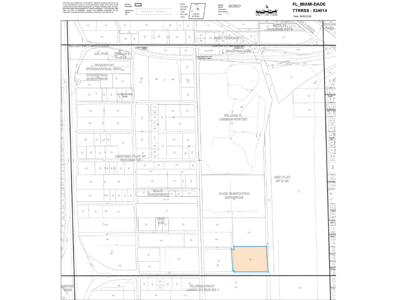 7000 NW 60th St, Miami, FL à louer - Plan cadastral – Image 2 sur 5