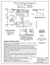 7617-7621 Somerset Blvd, Paramount, CA à louer Plan de site– Image 1 sur 1