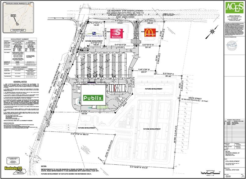 6698 Nashville Rd, Bowling Green, KY à vendre - Plan de site – Image 2 sur 12