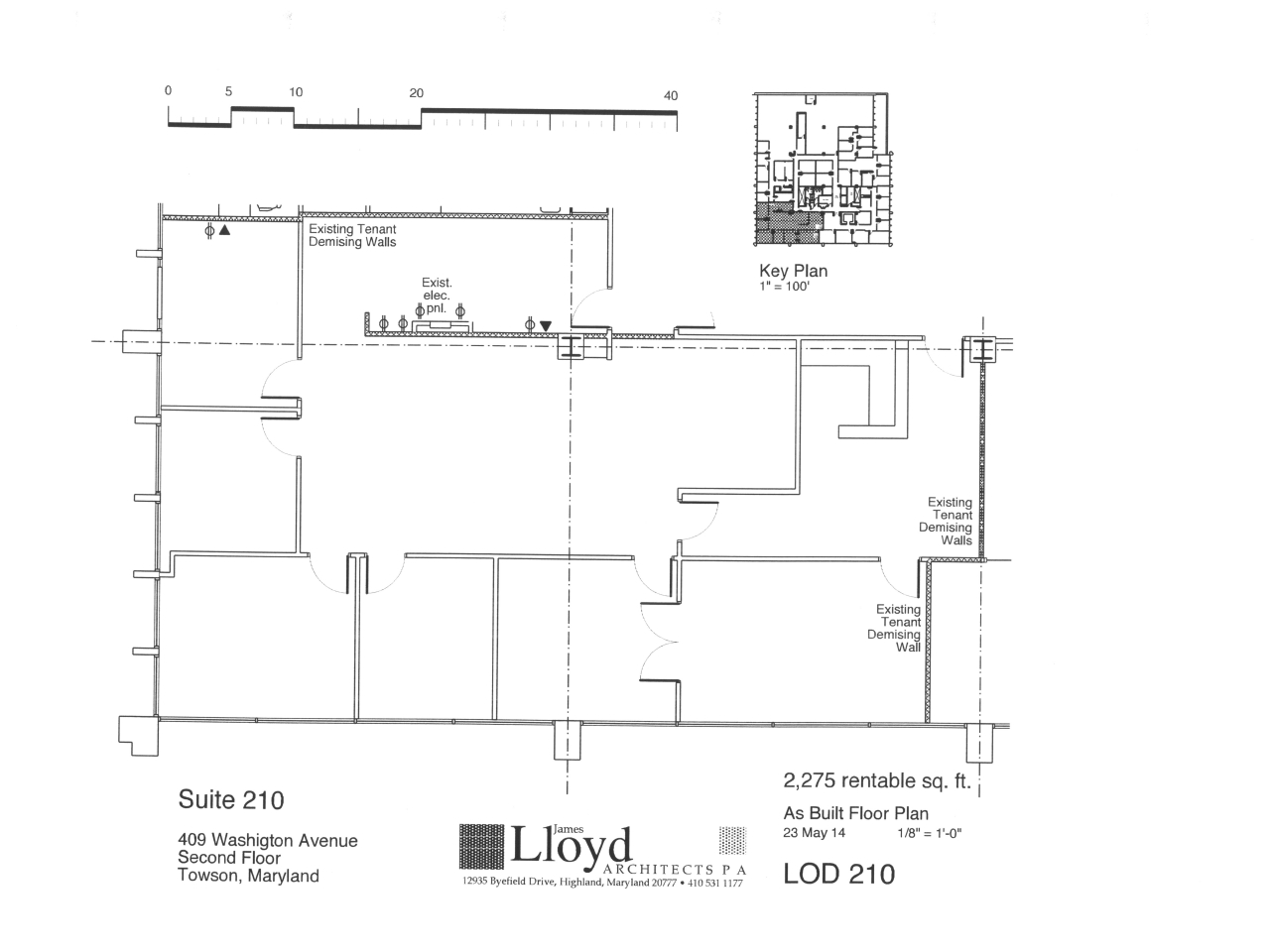 409 Washington Ave, Towson, MD à louer Plan d’étage– Image 1 sur 1