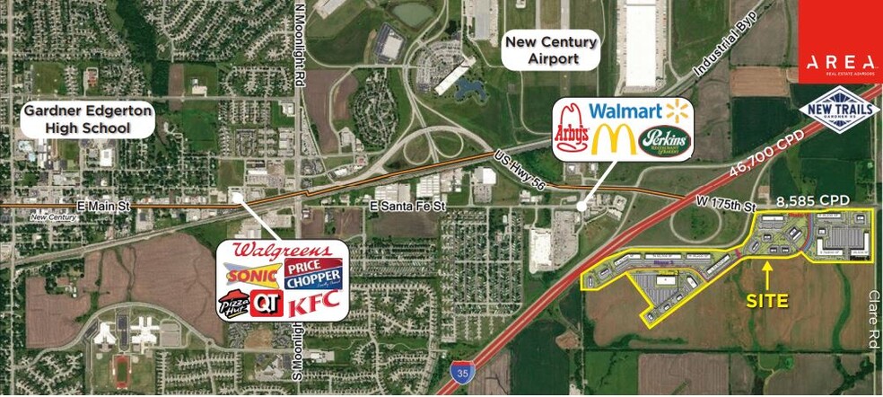 175th St & I-35, Gardner, KS à vendre - Photo de l’immeuble – Image 1 sur 1
