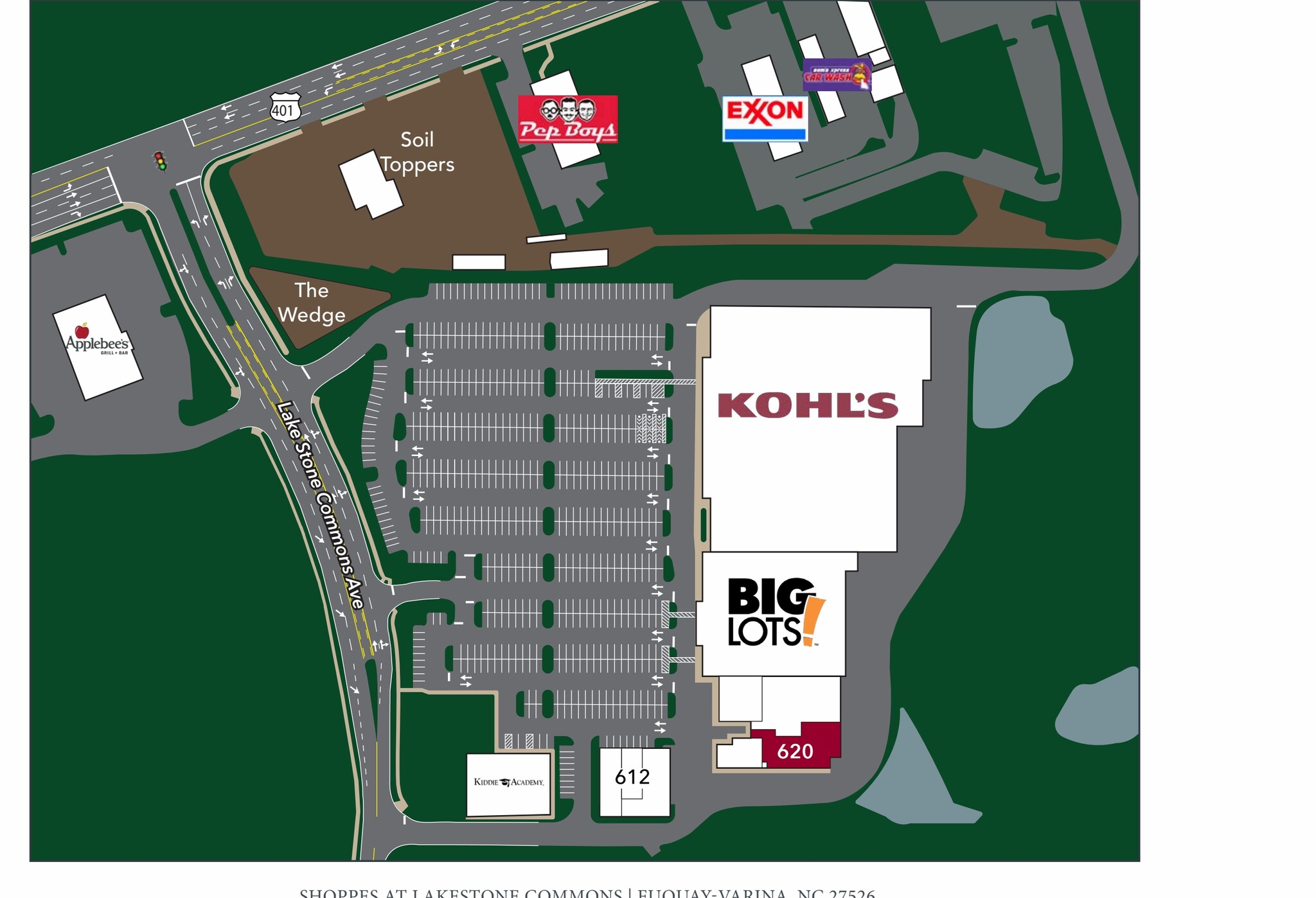 620 Lakestone Commons Ave, Fuquay-Varina, NC à louer Plan de site– Image 1 sur 6