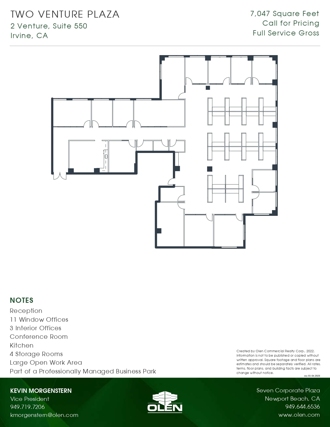 2 Venture, Irvine, CA à louer Plan d’étage– Image 1 sur 1