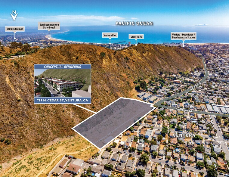 799 N. Cedar Street, Ventura, CA à vendre - Photo de l’immeuble – Image 2 sur 12