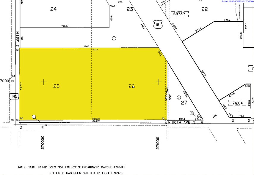5501 110th Ave N, Pinellas Park, FL à vendre - Plan cadastral – Image 2 sur 24