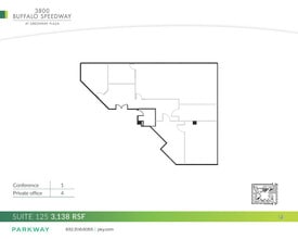 3800 Buffalo Speedway, Houston, TX à louer Plan d’étage– Image 1 sur 3