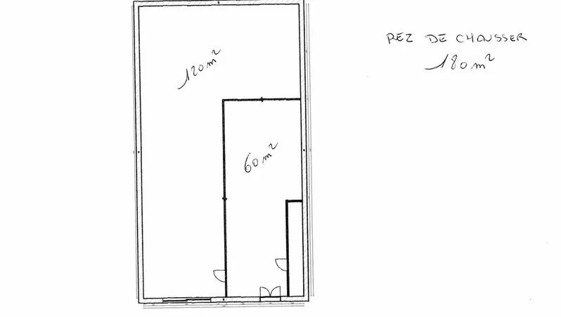 Local d’activités dans Le Muy à louer - Plan d’étage – Image 3 sur 4