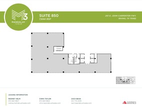 201 E John Carpenter Fwy, Irving, TX à louer Plan d’étage– Image 1 sur 1