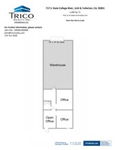 667-759 S State College Blvd, Fullerton, CA à louer Plan d’étage– Image 1 sur 1